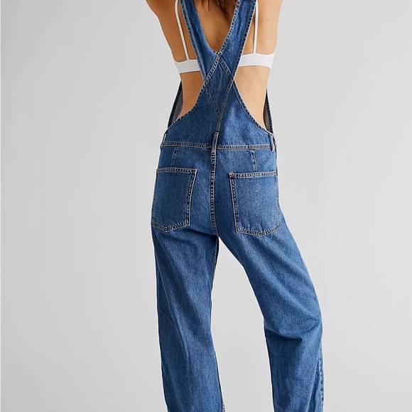 We The Free Blue Denim Overalls - Picture 2 of 5
